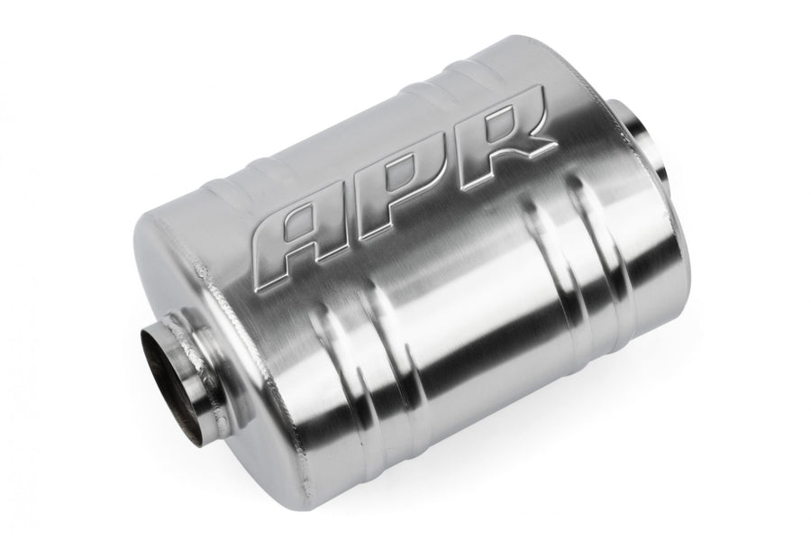 Premium Sound Absorption Muffler 76mm (3 Inch) T304 stainless steel with straight-through 76mm (3 Inch) inlet and outlet. Oval Body 220mm (8.66 Inch) x 169mm (6.65 Inch) x 286mm (11.26 Inch) APR