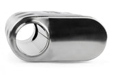 Premium Helmholtz Resonator 76mm (3 Inch) T304 stainless steel with straight-through 76mm (3 Inch) design with offset inlet and outlet. Rounded square body 311mm (12.24 Inch) x 240mm (9.45 Inch) x 110mm (4.33 Inch) APR