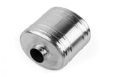 Premium Sound Absorption Muffler 63.5mm (2.5 Inch) T304 stainless steel with straight-through 63.5mm (2.5 Inch) inlet and outlet. Oval Body 220mm (8.66 Inch) x 169mm (6.65 Inch) x 211mm (8.31 Inch) APR