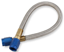 Load image into Gallery viewer, NOS/Nitrous Oxide System Braided Hose - 3an Blue Fittings 8.5in Long 15020NOS