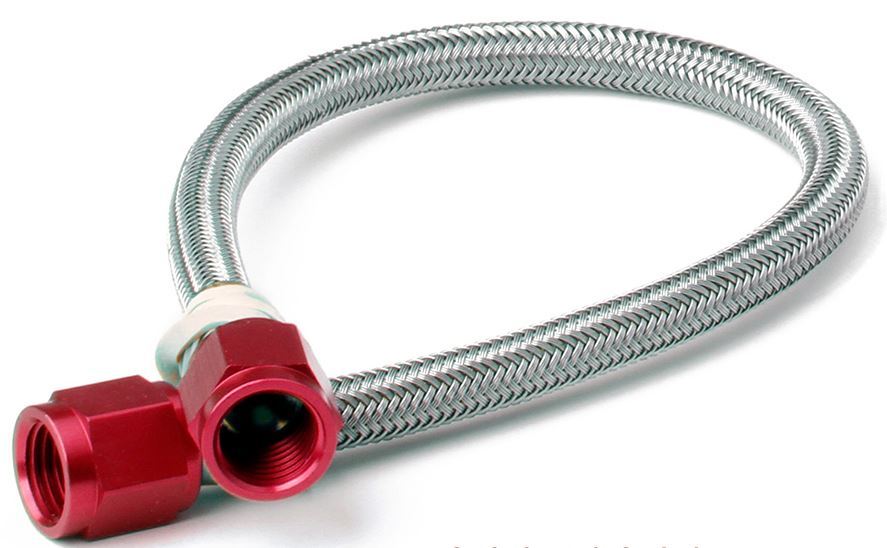 NOS/Nitrous Oxide System -6an 12in. Hose w/Red Ends 15401NOS