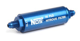 NOS/Nitrous Oxide System Nitrous Filter, High Pressure, -4AN x -4AN In-Line Billet Aluminum (140 micron) 15550NOS