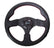 Steering Wheel 320mm Flt Bottom Black Leather RST-012R-RS