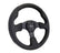 Steering Wheel 320mm Flt Bottom Black Leather RST-012R