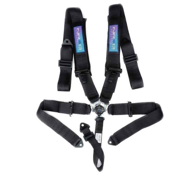 Harness 5pt Camlock Black w/Pads SFI 16.1 SBH-B6PCBK