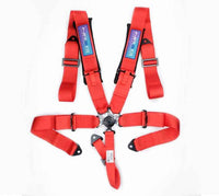 Harness 5pt Camlock Red w/Pads SFI 16.1 SBH-B6PCRD