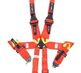 Harness 6pt Camlock Red Hans FIA SBH-HRS6PCRD