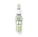 Double Platinum Shorty Spark Plug 14MM Thread .708 In Reach Tapered Seat Single ACCEL