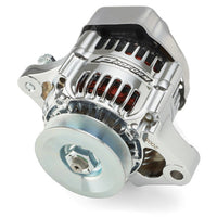 Proform 100% NEW, CHROME, 1-WIRE MINI ALTERNATOR, GM 50 AMP. 66431