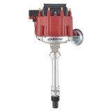 Proform HEI Distributor; Racing Type w/Vac-Adv; Red Cap; Polished; For Chevy V8 Engines 66941R