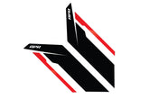 Sideburns Fender Decal Black APR / Red Stripe APR