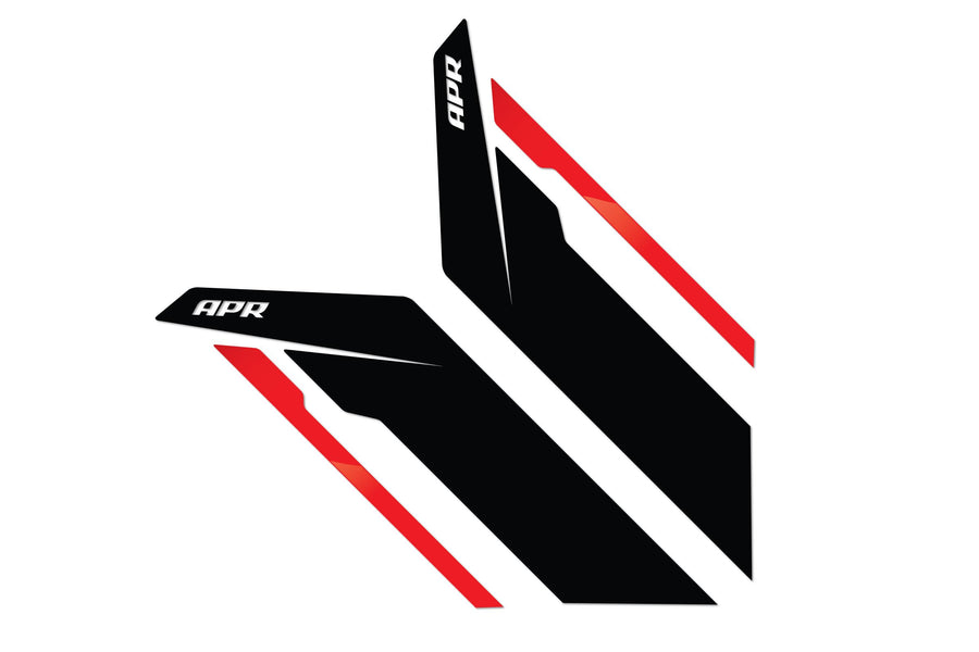 Sideburns Fender Decal Black APR / Red Stripe APR