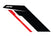 Sideburns Fender Decal Black APR / Red Stripe APR