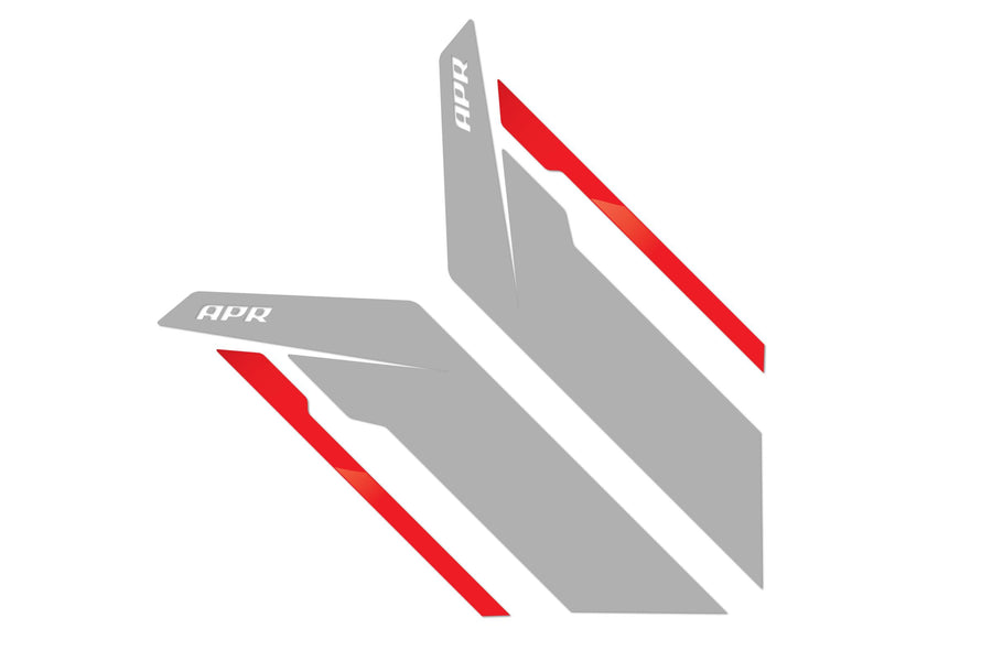 Sideburns Fender Decal Silver APR / Red Stripe APR