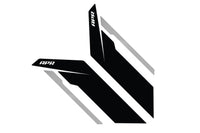 Sideburns Fender Decal Black APR / Silver Stripe APR