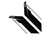 Sideburns Fender Decal Black APR / Silver Stripe APR