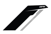 Sideburns Fender Decal Black APR / Silver Stripe APR
