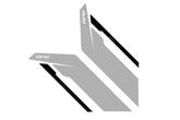Sideburns Fender Decal Silver APR / Black Stripe APR