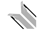 Sideburns Fender Decal Silver APR / Black Stripe APR