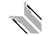 Sideburns Fender Decal Silver APR / Black Stripe APR