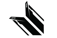 Sideburns Fender Decal Black APR / Black Stripe APR