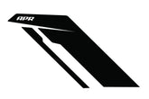 Sideburns Fender Decal Black APR / Black Stripe APR