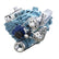 CVF Racing Polished Pontiac serpentine conversion kit, Power Steering & Alternator, PONT-SERPENTINE-PS-EWP