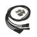 Spark Plug Wire Set 7mm Univ 6-Cyl British Black 706180