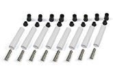 Ceramic Spark Plug Boot Kit Straight 8pk White 8502HT-8