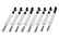 Ceramic Spark Plug Boot Kit Straight 8pk White 8502HT-8