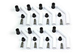 Ceramic Spark Plug Boot Kit 45-Deg 8pk White 8503HT-8
