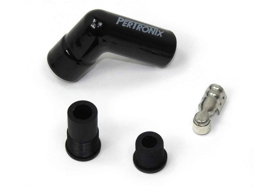 Ceramic Spark Plug Boot Kit 90-Deg 8pk Black 8561HT-8