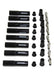 Ceramic Spark Plug Boot Kit Straight 8pk Black 8562HT-8