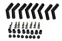Ceramic Spark Plug Boot Kit 45-Deg 8pk Black 8563HT-8