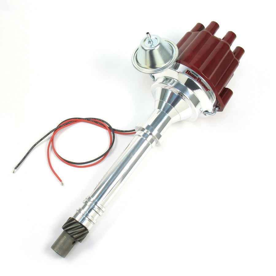Chevy V8 Billet F/T Distributor w/Red Cap D100701