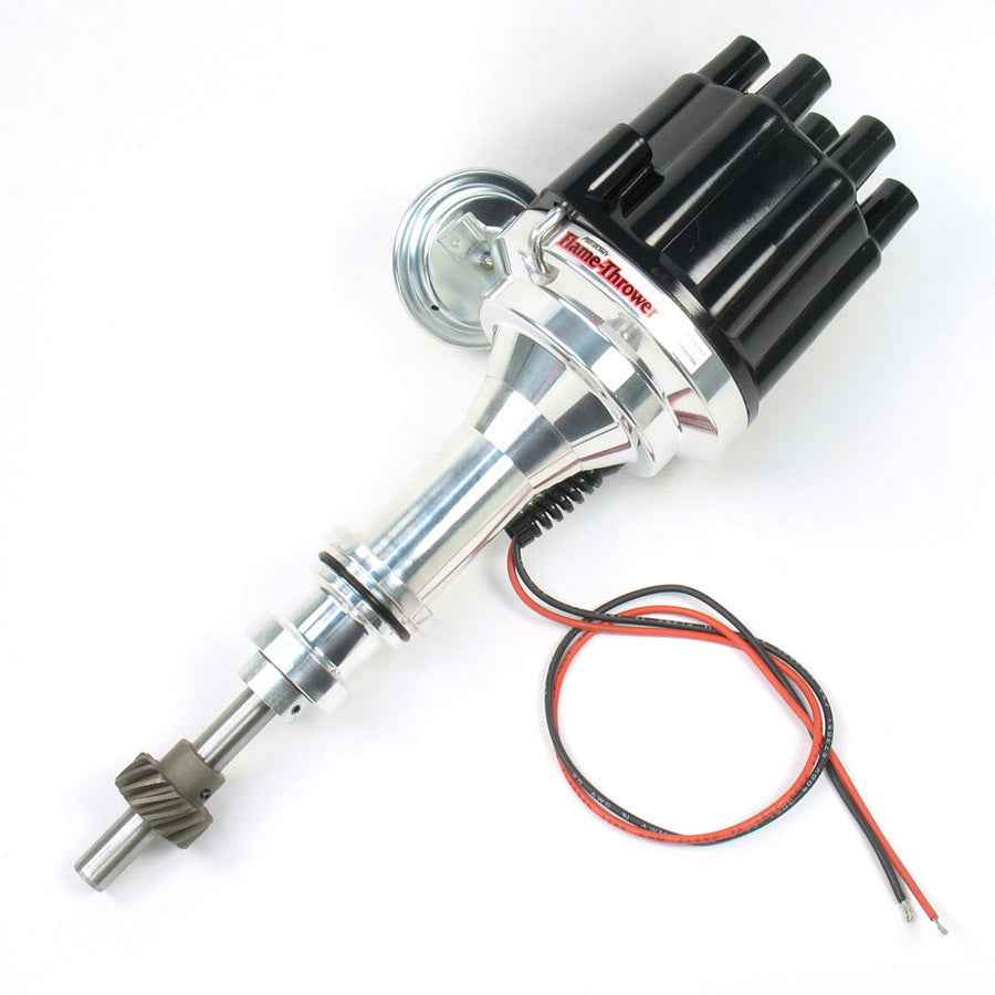 SBF 351W Billet Dist. w/Blk Cap D131700