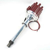 Chevy V8 Billet Marine Dist w/Red Female Cap D200801