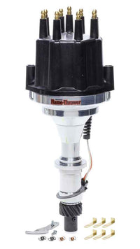 Billet Distributor Pont. V8 - Black Male Cap D320710