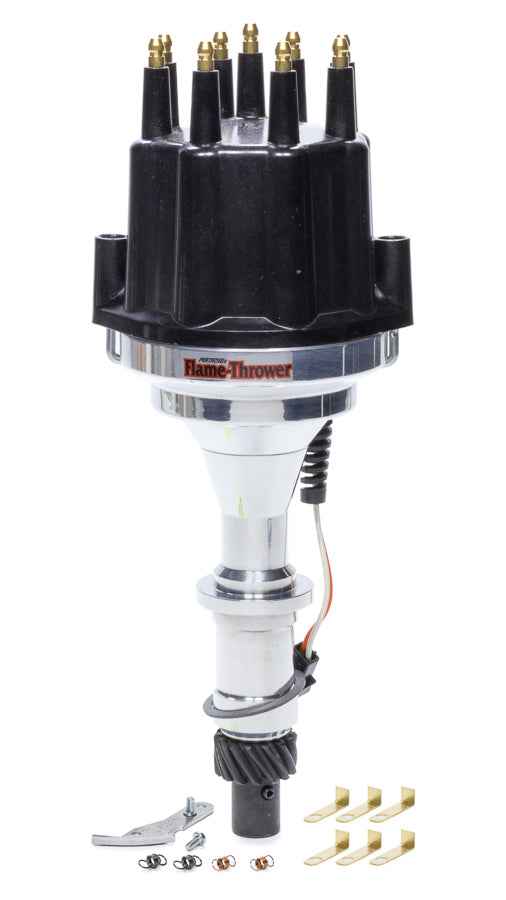 Billet Distributor Pont. V8 - Black Male Cap D320710