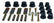 Prothane 67-81 Camaro Spring And Shackle Bushing Kit 7-1050BL