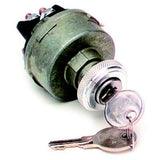 Painless Wiring Universal Ignition Switch; Dash Mounted Ignition Switch w/Two Keys; 80153