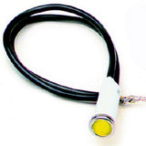 Painless Wiring LED Dash Indicator Light; 5/16 in.; Amber; 80203