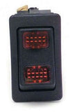 Painless Wiring Rocker Switch Amber 80404