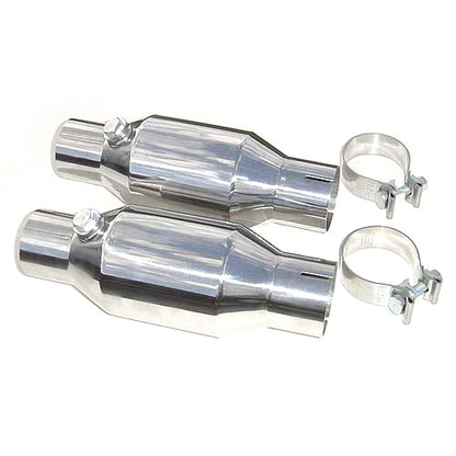 Pypes High-Flow Mini Catalytic Converter Kit 2.5 in | 11 in Round | CVM11K