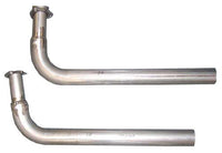 Pypes Performance exhaust Corvette C3 SBC Ram Horn Downpipes 2.5in DCC10S