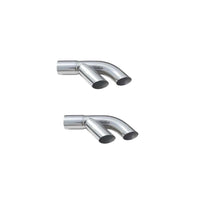 Pypes Performance exhaust Exhaust Tip Splitters 2.5in to Dual 2.25in EVT10