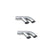 Pypes Performance exhaust Exhaust Tip Splitters 2.5in to Dual 2.25in EVT10