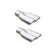 Pypes Performance exhaust 70-71 Pontiac GTO 2.5in Exhaust Splitters Pair EVT19