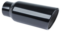 Pypes Performance exhaust Exhaust Tip 5in x 7in 18in Rolled Blk Weld-on EVT507B