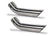 Pypes Performance exhaust Exhaust Tips Slip Fit 3in Pair (Short) EVT61